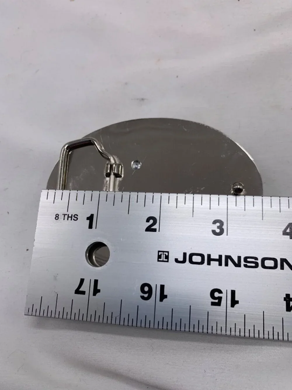 American Flag & Cowboy Boot Belt Buckle Oval Western